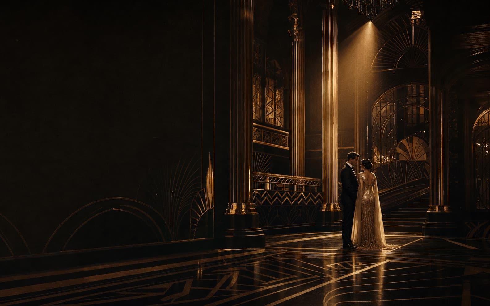 A theatrical Egyptian Art Deco celebration